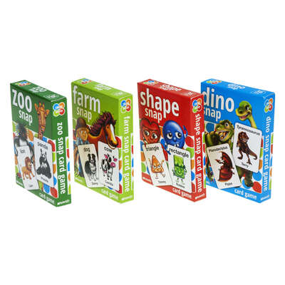 Snap Cards Assorted 4 Pack