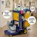 Soclean Janitorial Trolley With Lockable Cabinet