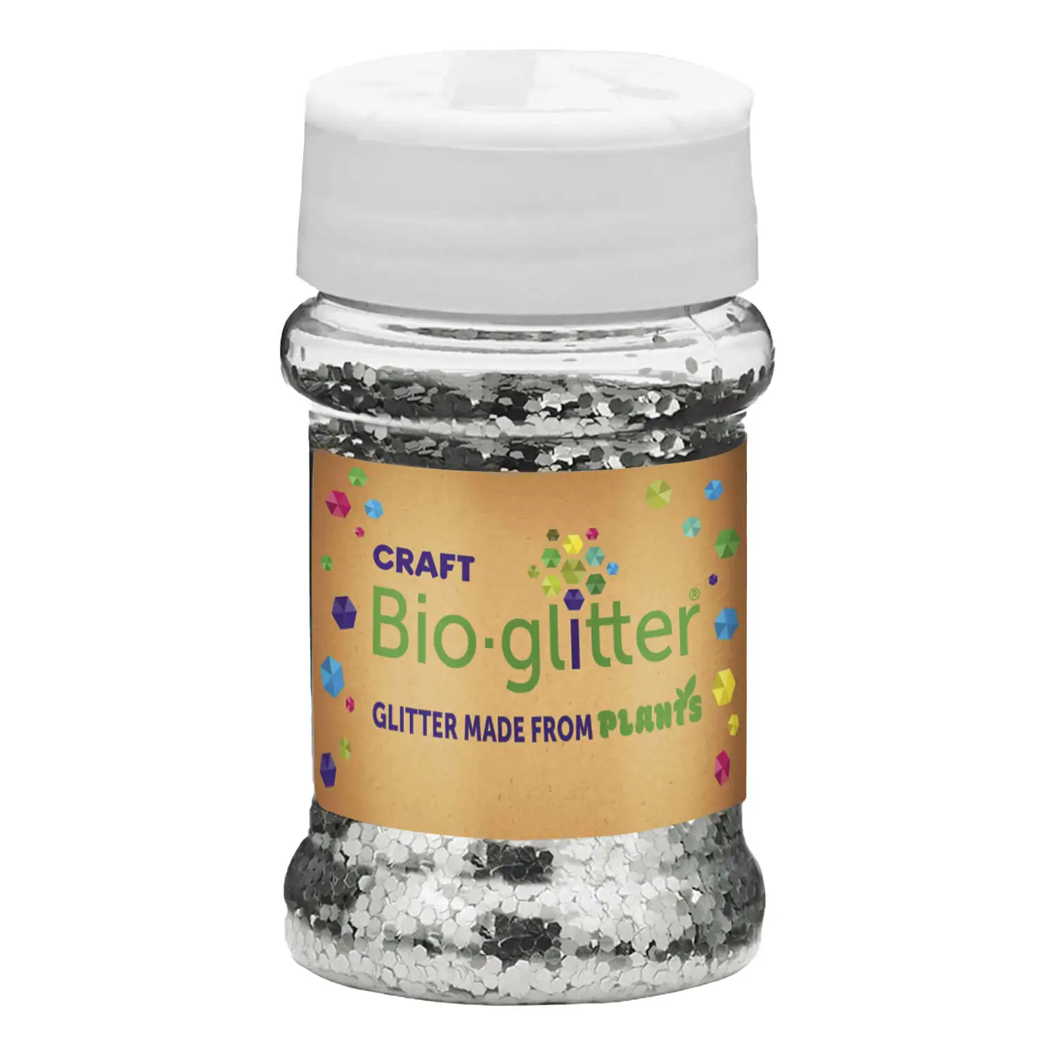 Craft Bio Glitter Silver 40g Gompels Care & Nursery Supply Specialists