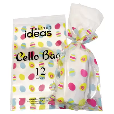 Cellophane Bags Easter Eggs 12 Pack G1p100