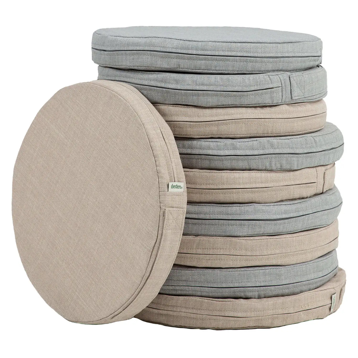 Seat Cushions Natural Woven 10 Pack