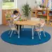 Milan Flower Table 1200mm Grey