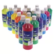Artyom Premium Assorted Ready Mixed Poster Paint 500ml 20 Pack