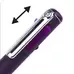 Pentel Izee 4 Colour Retractable Ballpoint Pen 12 Pack