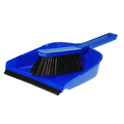 Dustpan & Brush Set - Colour: Blue