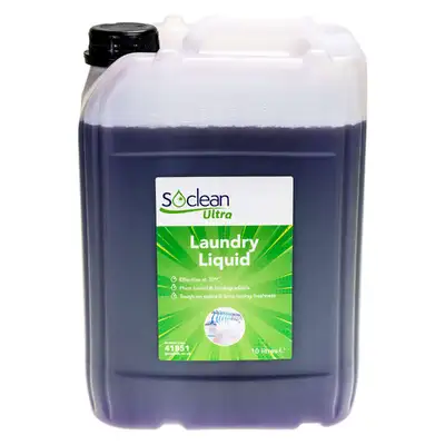 Soclean Ultra Laundry Liquid Detergent 10 Litre
