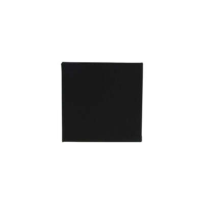 Stretched Canvas Black 15x15cm