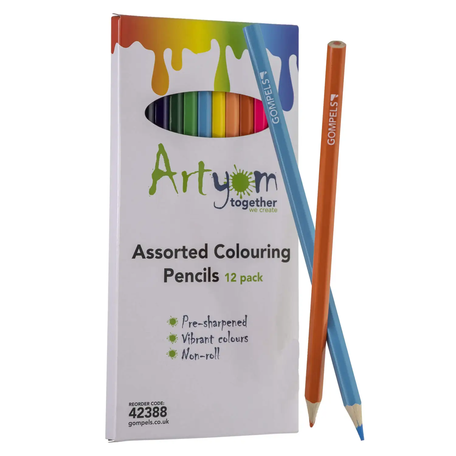 Artyom Colouring Pencils Assorted 12 Pack G2p100