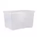 Wham Storage Box and Lid 110 Litre Clear 3 Pack