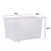 Wham Storage Box and Lid 110 Litre Clear 3 Pack