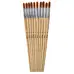 Artyom Round Brushes Long Handle Size 14 10 Pack