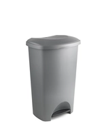 Addis Pedal Bin 50l Plastic Metallic Effect