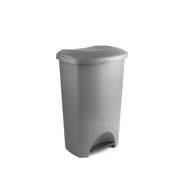 Addis Pedal Bin 50l Plastic Metallic Effect