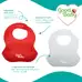 Good Baby Silicone Bibs Red 10 Pack