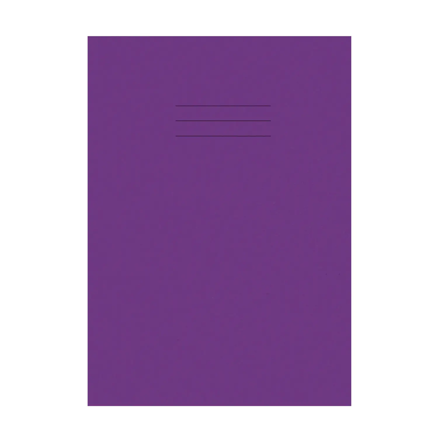Writy A4 Exercise Book 12mm Ruled With Margin 80 Page Purple 50 Pack G2p100