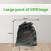 Soclean Black Bin Bags Everyday Strength 200 Pack