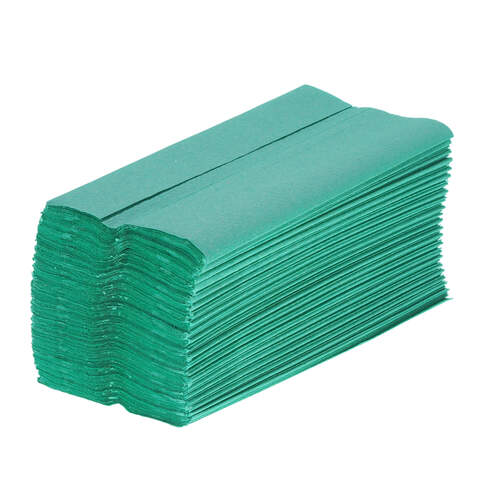 C Fold Recycled Paper Hand Towels Green 1ply 5184 Gompels HealthCare