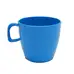 Harfield Polycarbonate Handled Cup 220ml Blue 10 Pack G1p100