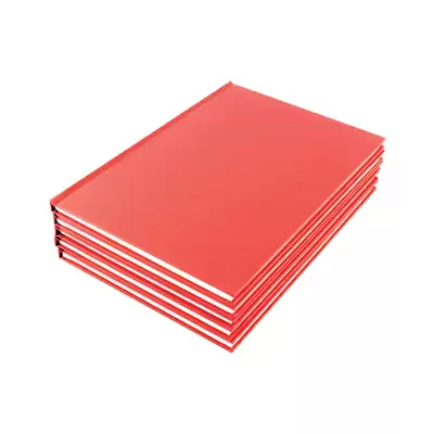 Manuscript Book Hard Back A4 Red 160 Pages