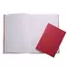 Manuscript Book Hard Back A4 Red 160 Pages