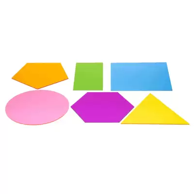 Jumbo Colour Mixing Shapes 6 Pack