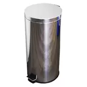 Soclean Pedal Bin Mirrored Stainless Steel 30 Litre