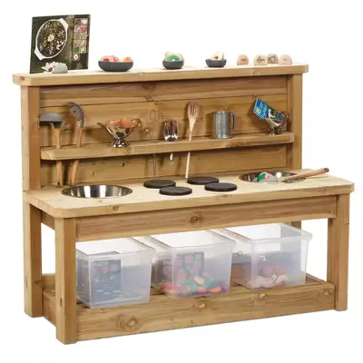 Wooden Mud Kitchen - Size: Large