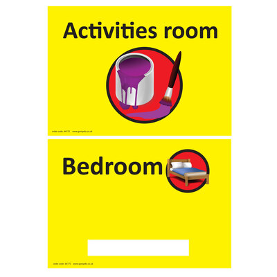 Personalised Bedroom/Activities Room Sign