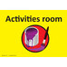 Personalised Bedroom/Activities Room Sign