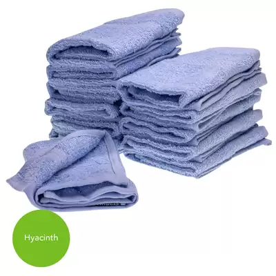 Flannels 30x30cm 500gsm 12 Pack - Colour: Hyacinth