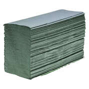 Soclean Z Fold Recycled Paper Hand Towel Green 1ply 6000