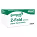Soclean Z Fold Recycled Paper Towels Green 1ply 6000