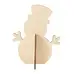 Artyom Wooden 3d Snowman 17cm 10 Pack