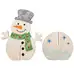 Artyom Wooden 3d Snowman 17cm 10 Pack