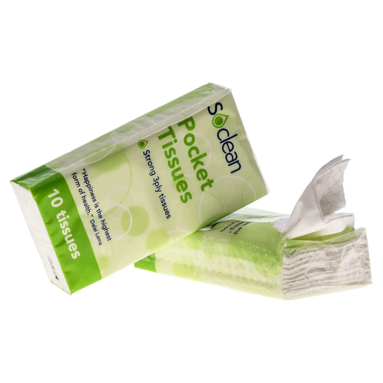 Soclean Pocket Tissue Pack x 10 G3p90