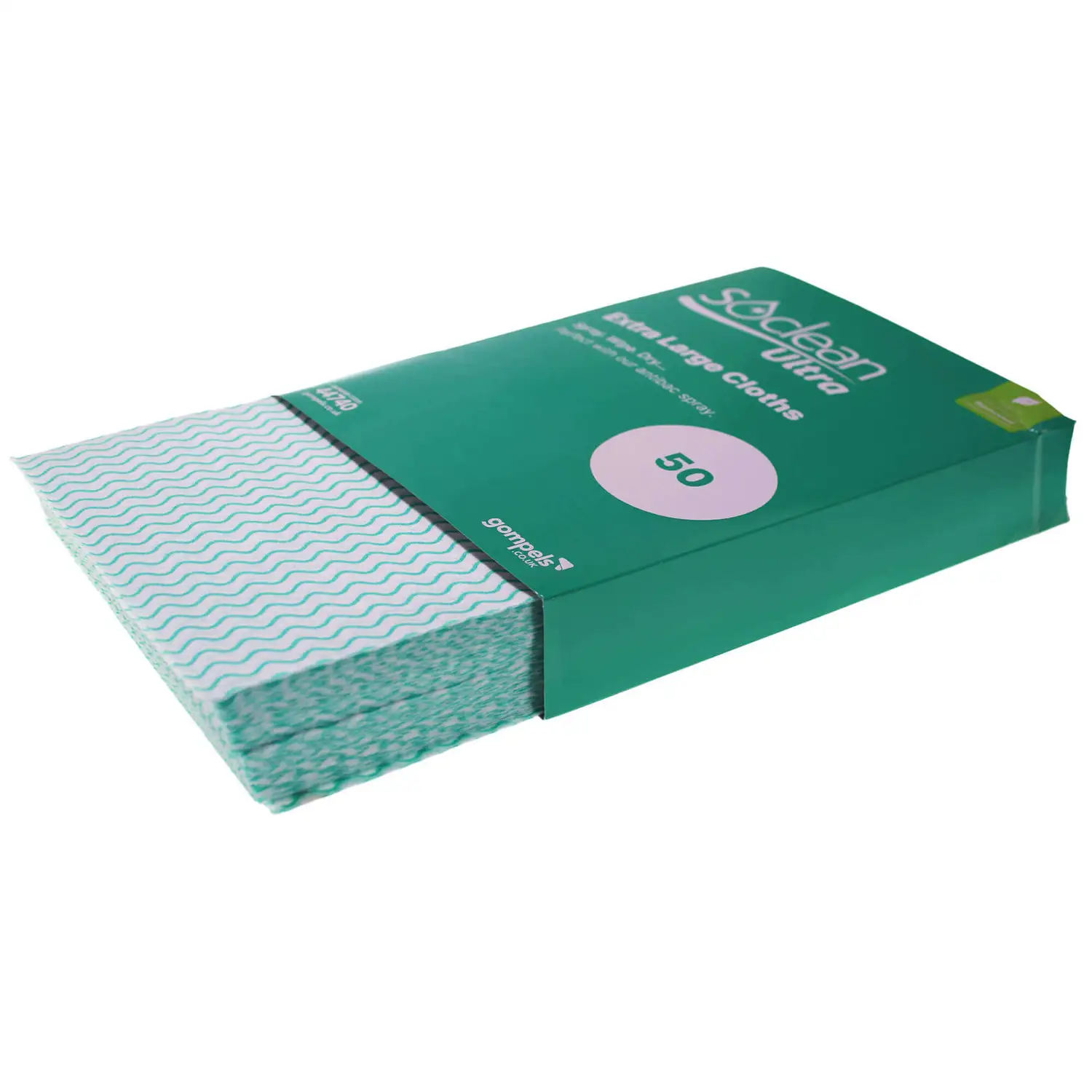 Soclean Ultra Cloths Green XL 50 Pack G3p90