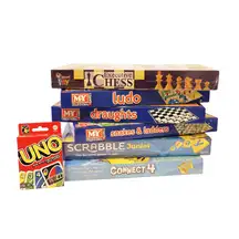 Assorted Board Games 7 Pack
