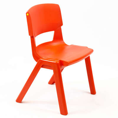 Postura Plus Chair 350mm 30 Pack - Colour: Poppy Red