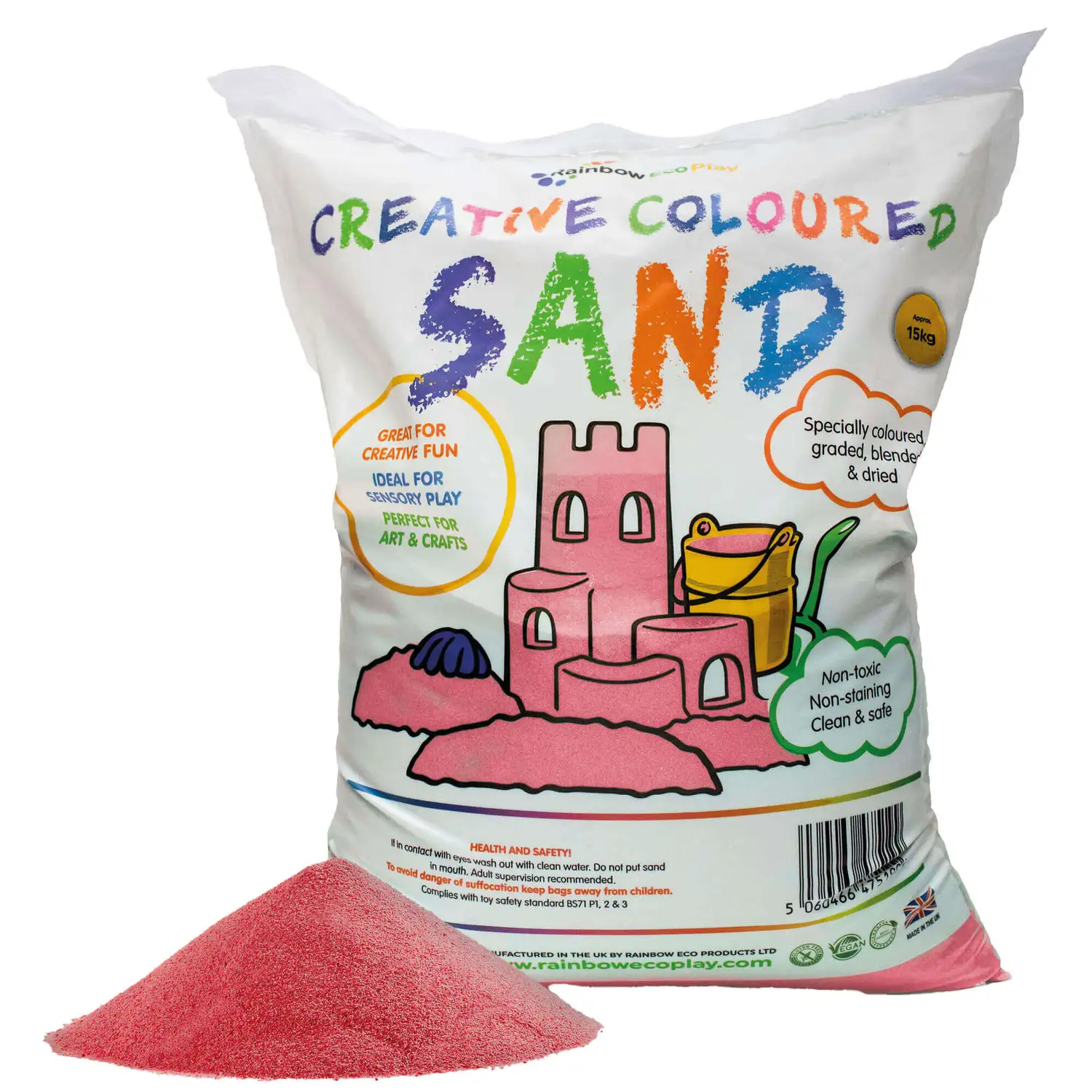 Play Sand Red 15kg G2p100