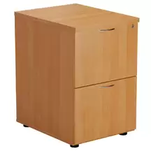 Filing Cabinet With 2 Drawers Beech 464 x 600 x 710mm