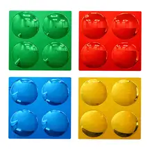 Coloured Bubble Mirrors 4 Pack
