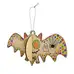 Artyom Wooden 3d Hanging Bats 17cm 10 Pack
