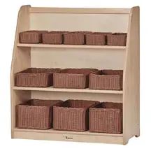 Medium Tiered Shelf Unit With Baskets