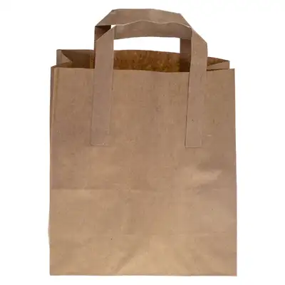 Handled Brown Paper Bag Medium 250 Pack G2p100