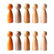 Peg People of The World 10 Pack
