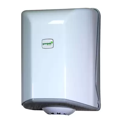 Soclean Centrefeed Paper Towel Dispenser Brilliant White G2p100