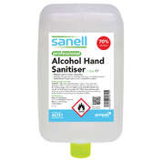Sanell Sanitiser 2 X 400 Ml - Désinfectant 70% Alcool Qualité Médicale, Pour Surfaces Et Mains
