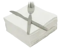 Soclean White Napkins 1ply 30x30cm 5000