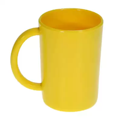 Swixz Melamine Handled Mug 10oz 6 Pack - Colour: Yellow