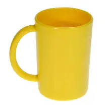 Swixz Melamine Handled Mug 10oz Yellow 6pk